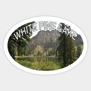 White Pine Lake Logan Canyon Utah Sticker